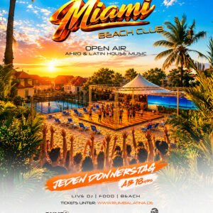 JEDEN DONNERSTAG ☀️ MIAMI BEACH CLUB ⛱️ OSTRABEACH - DRESDEN